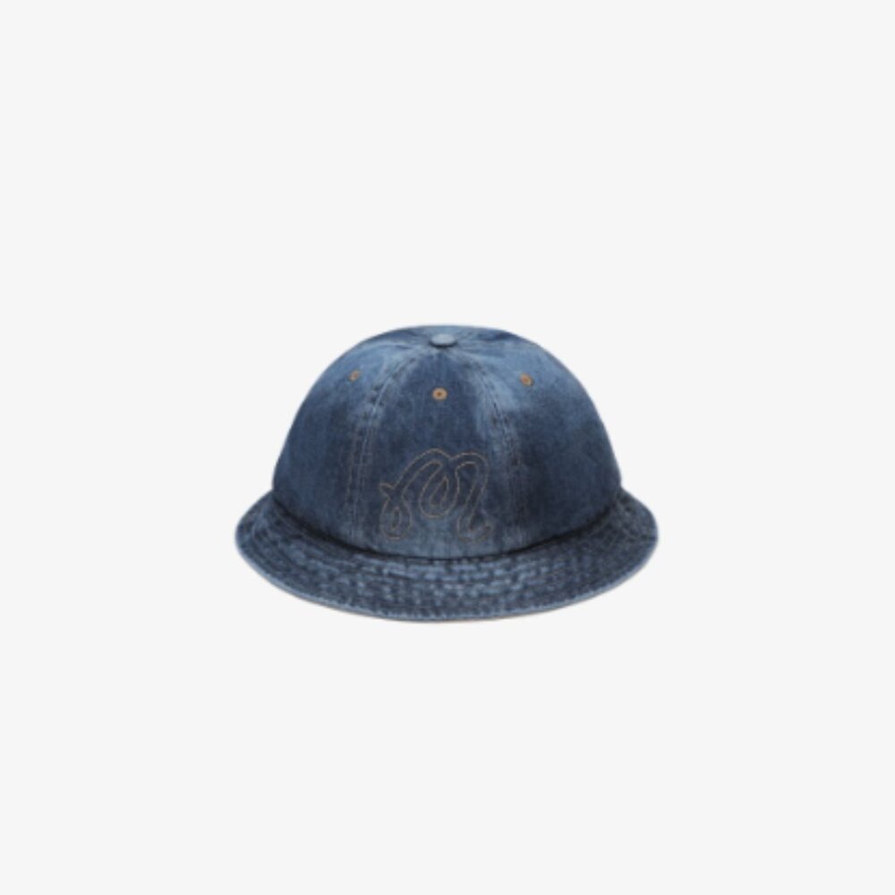 NEW Malbon Washed Denim Bucket Hat